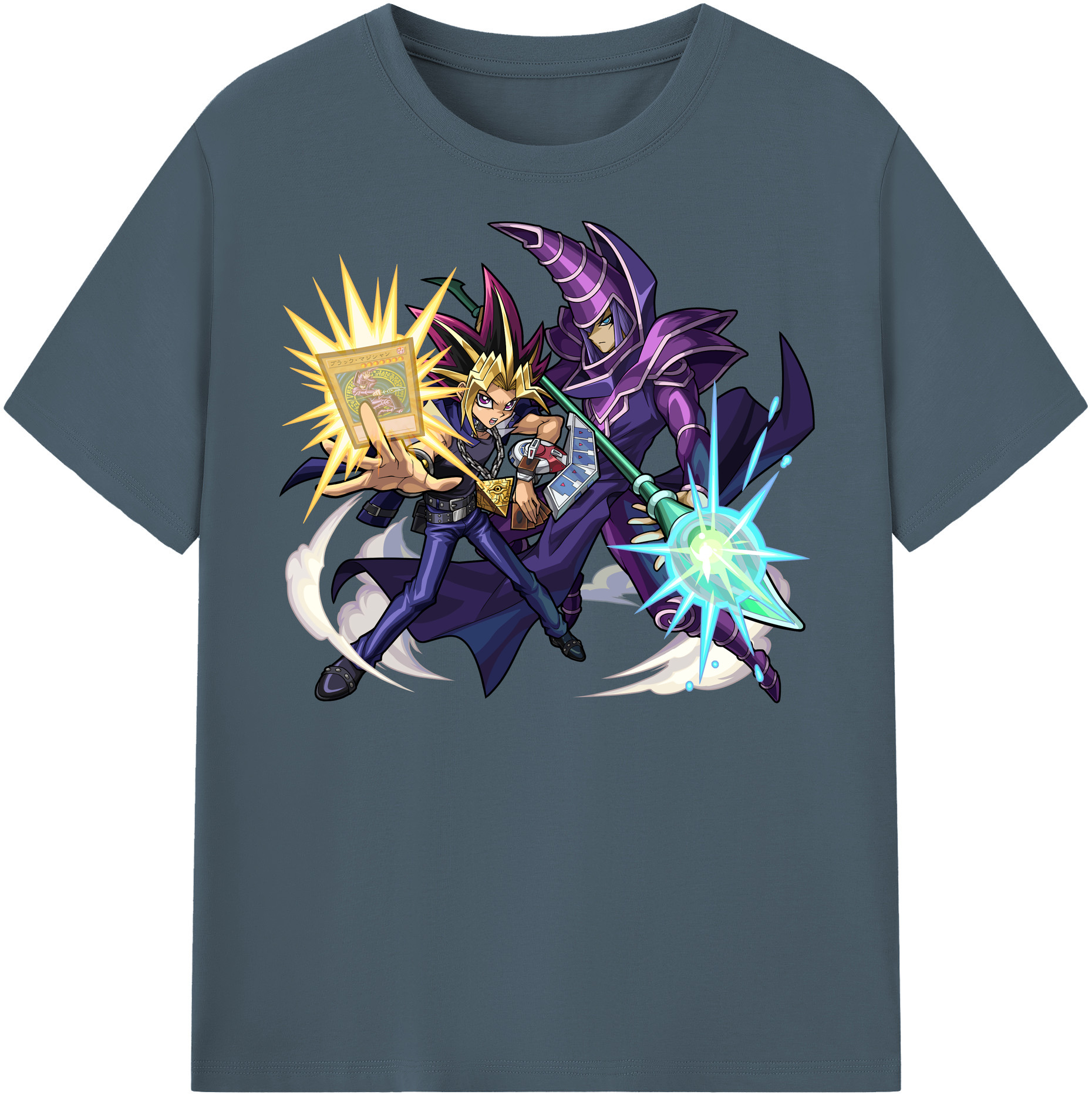 （画像用） 遊☆戯☆王 Yu-Gi-Oh! 綿100％半袖Tシャツ（フロントプリント）